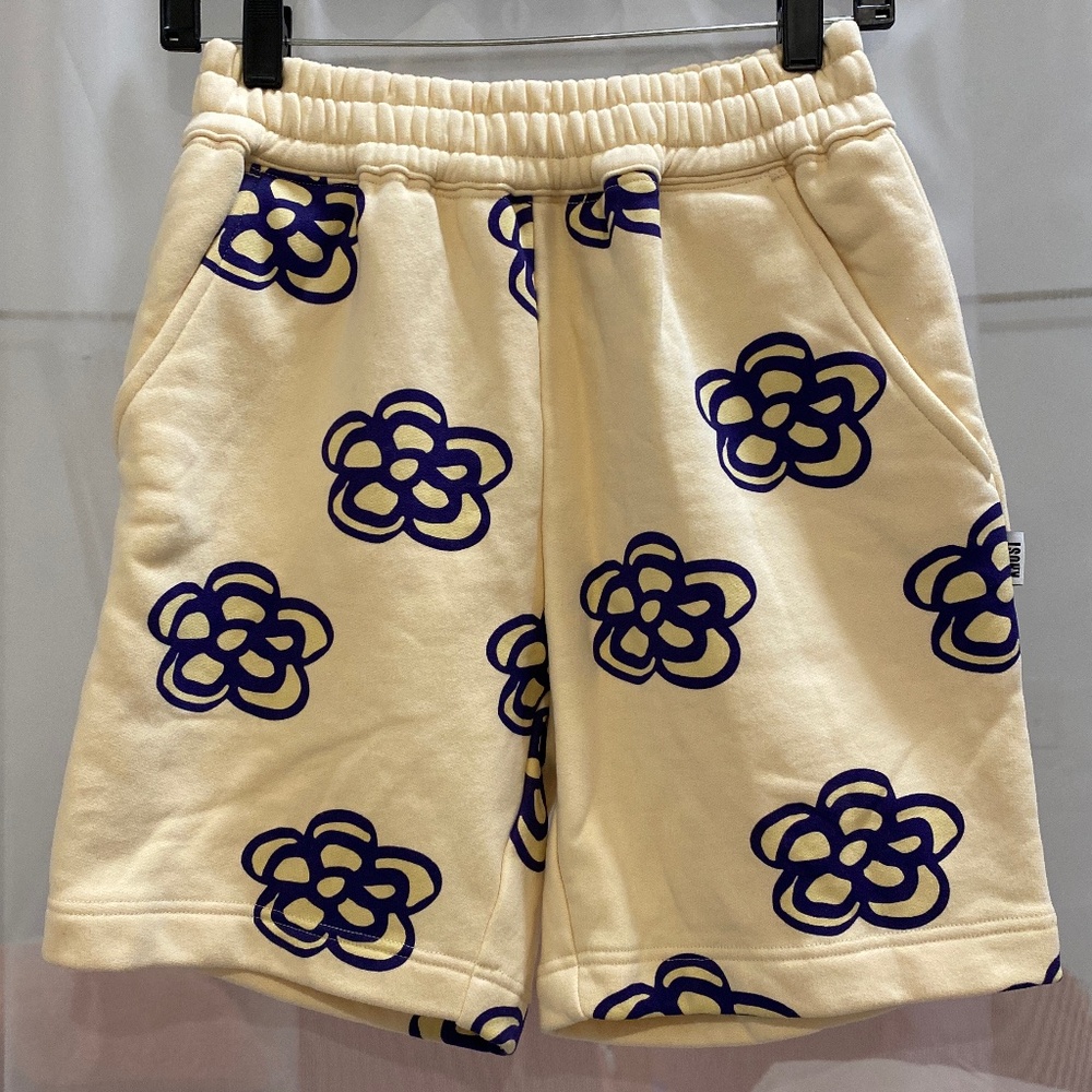Krost Barney’s New York butter yellow flower shorts